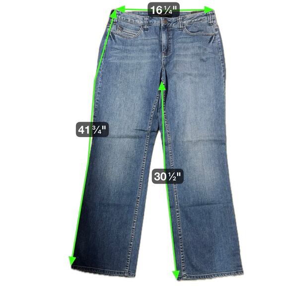 Lane Bryant Women Jeans 14 Straight Leg Classic Stretch Denim Average Length NWT - Picture 6 of 6